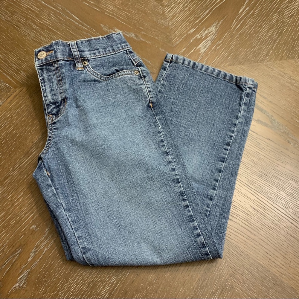 Old Navy denim cropped skinny stretch jeans Size 1